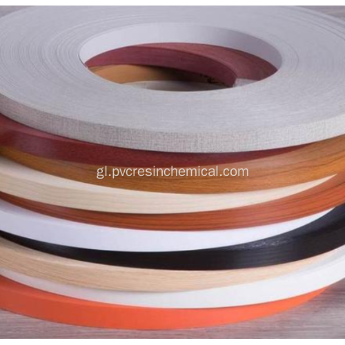 Rolo de bandas de borde de PVC de varias cores